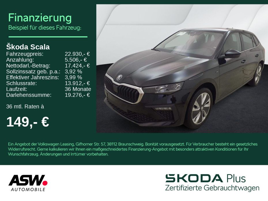 Skoda Scala Selection 1.0 TSI DSG Navi LED ACC RFK SHZ
