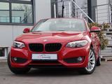 BMW 220d Cabrio Sport Line Leder Klima PDC - rote BMW 220