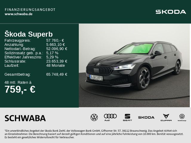 Skoda Superb Combi Sportline 1.5 TSI iV AHK*HdUp*19" imagem 2