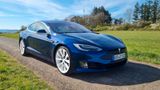 Tesla Model S 100d Weißes Leder/Deep Blue Met. 2x21"  - Tesla Model S aus 2018