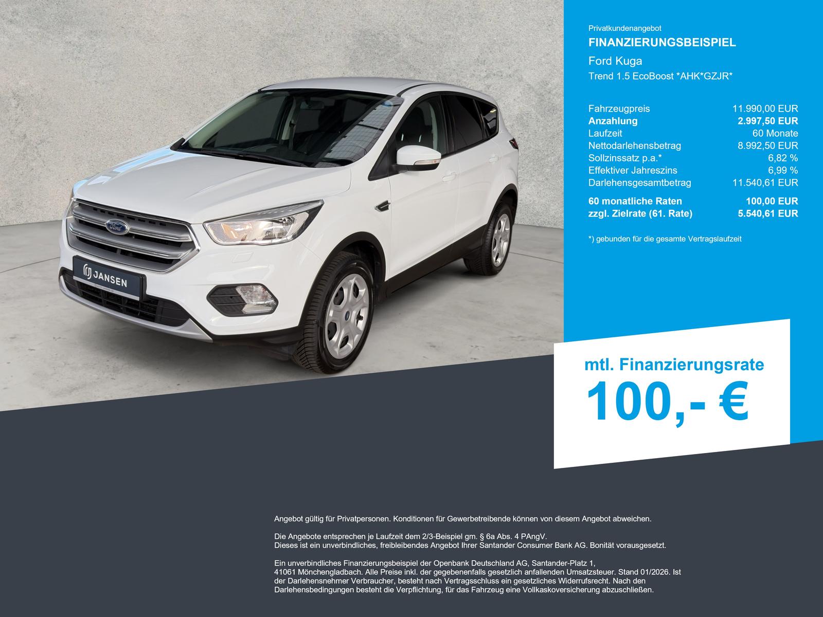 Ford Kuga Trend 1.5 EcoBoost *AHK*GZJR*
