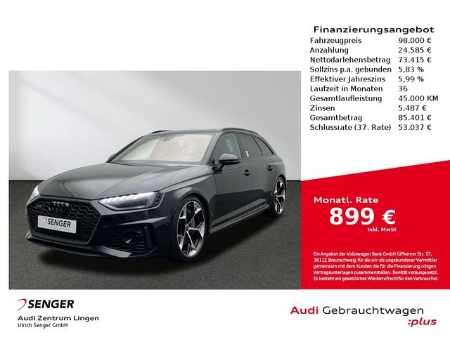 Audi RS4 Avant 290 km/h Matrix-LED Memory Navi Leder