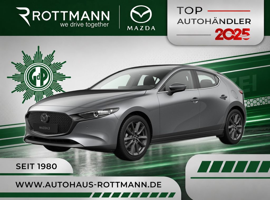 Mazda 3 2027 140ps Aut. CENTRE-Line NAV KeyLess Qi ACC