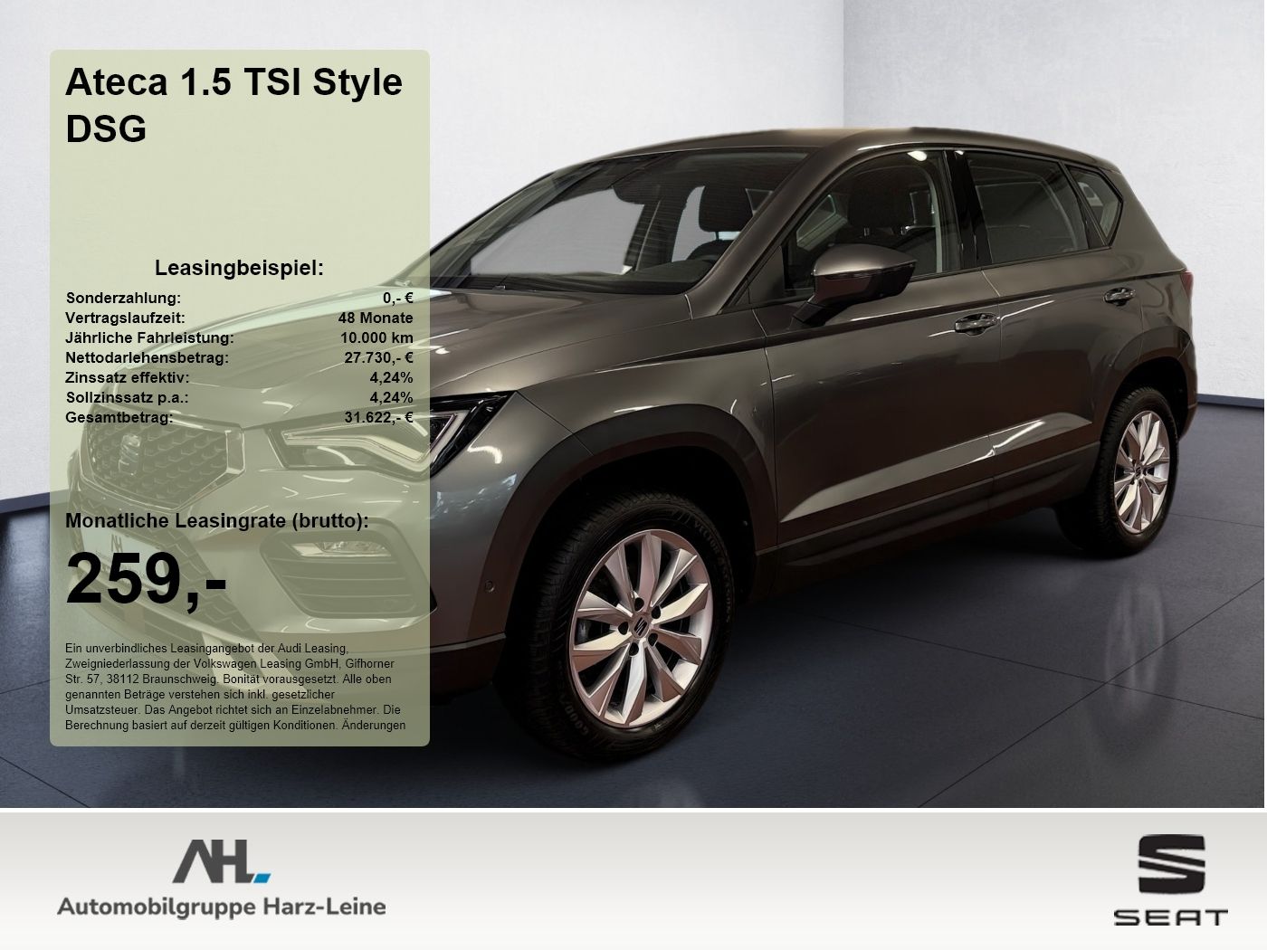Seat Ateca 1.5 TSI Style DSG *ab sofort*