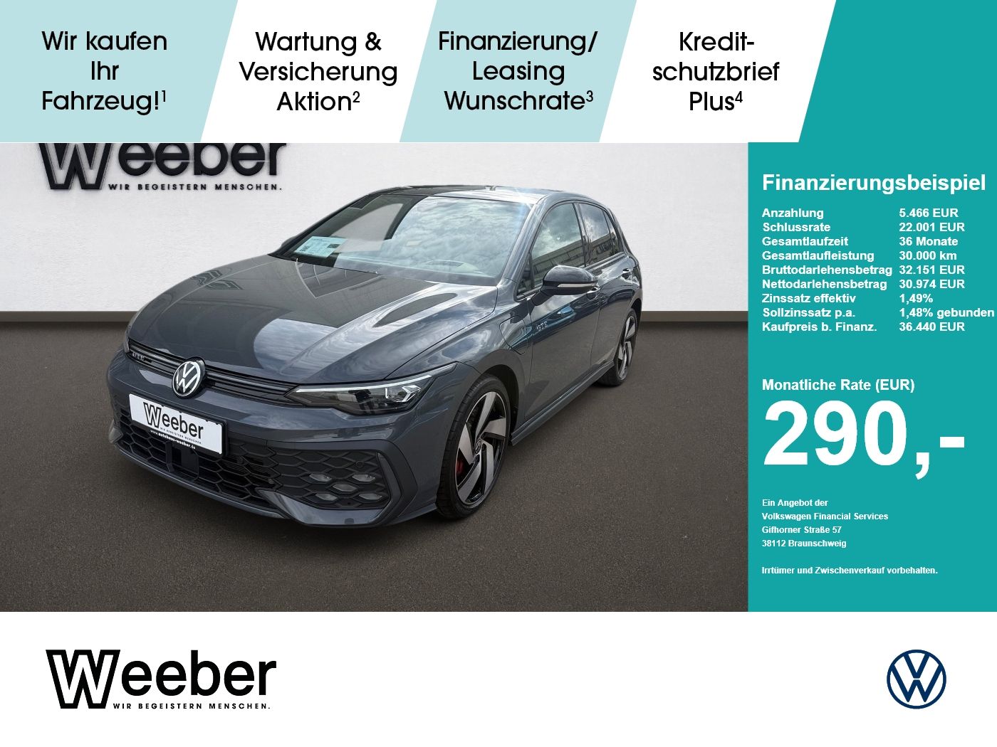 Volkswagen Golf VIII GTE *PANO*MATRIX*LEDER*NAVI*KESSY*