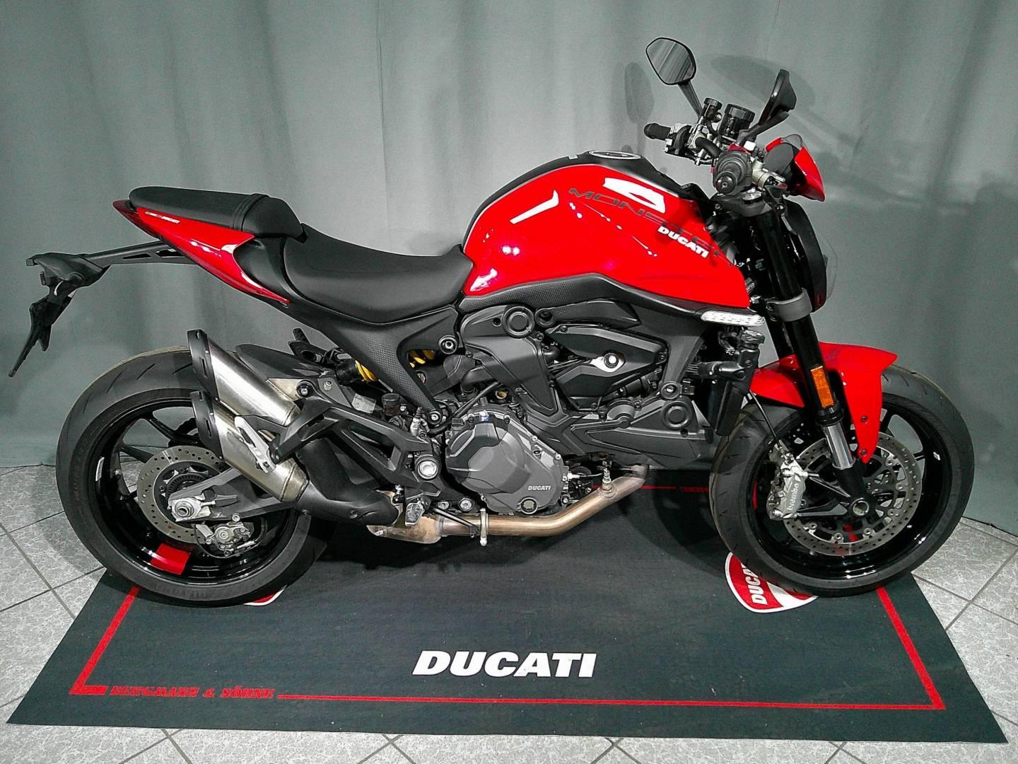 Ducati MONSTER PLUS RED + niedrige Sitzbank +
