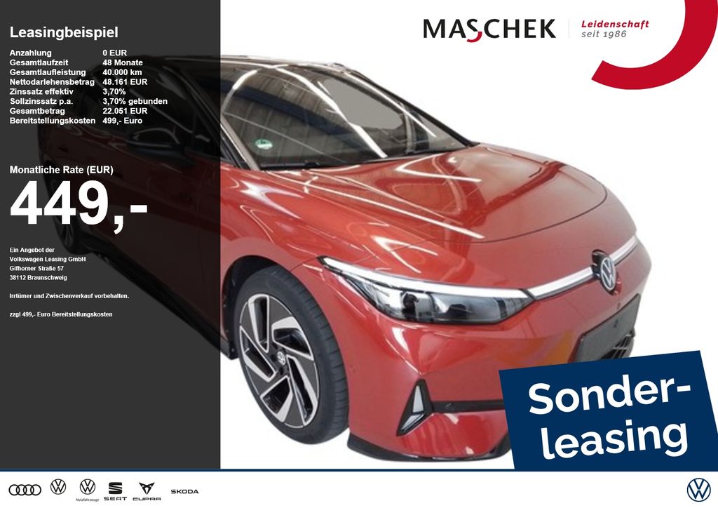 Volkswagen ID.7 GTX Sonderleasing! AHK Panorama Wärmepumpe