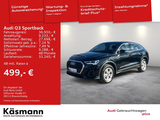 Audi Q3 Sportback 45TFSIe AHK NAV KAM LED ACC VIRTUAL