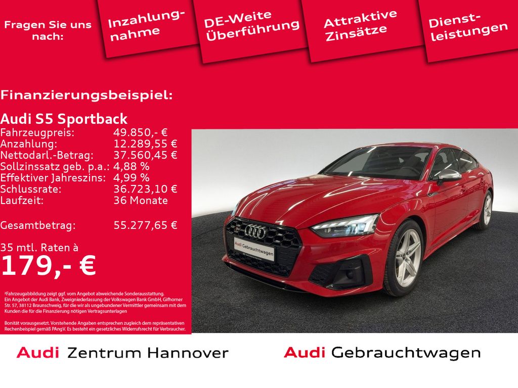 Audi S5 Sportback 3.0 TDI quattro Matrix LED Kamera N