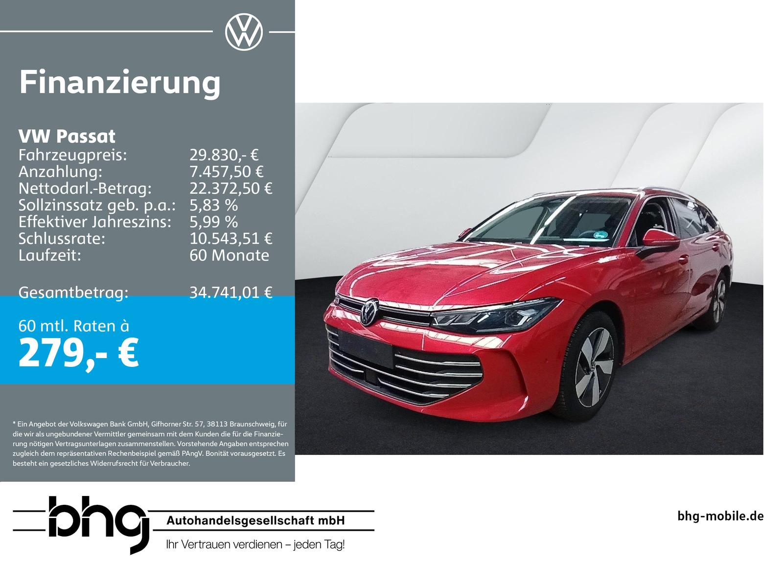 Volkswagen Passat Business 1,5 eTSI OPF  DSG