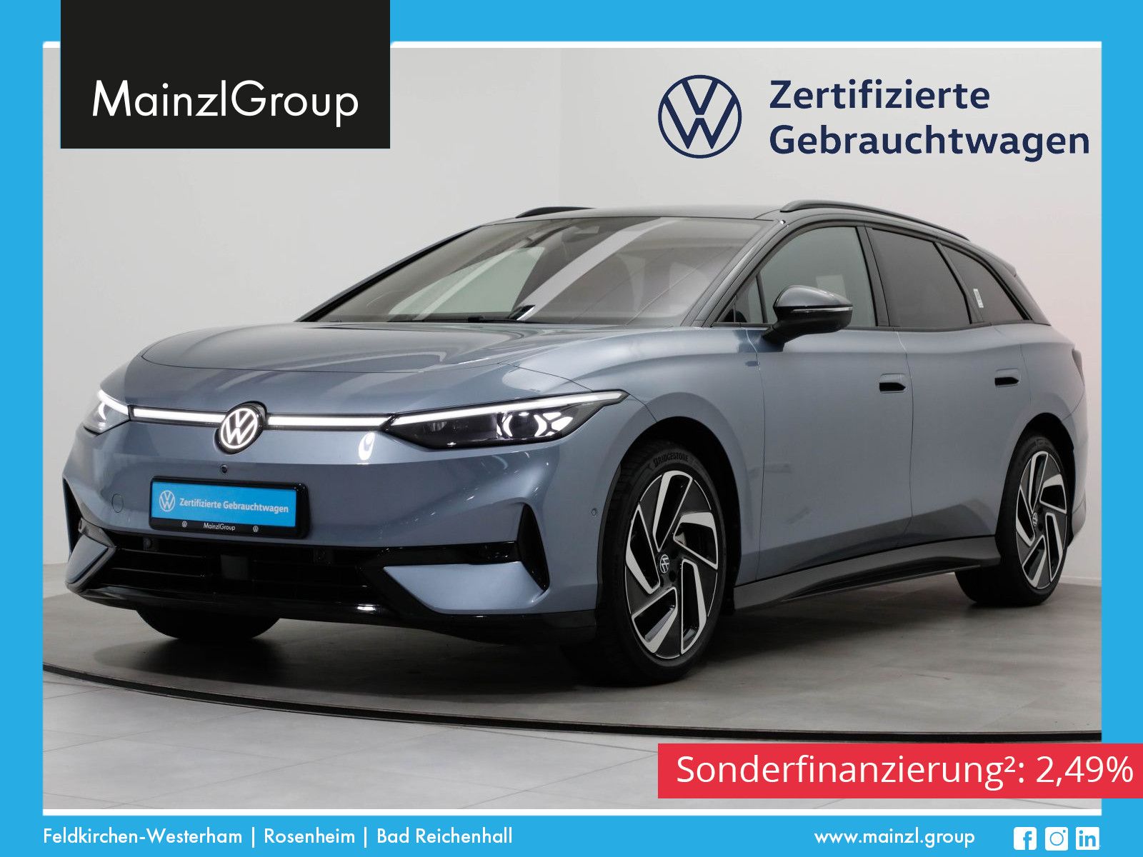 Volkswagen ID.7 Tourer Pro S 86kWh(91kWh) Pano HUD WäPu H K foto 1