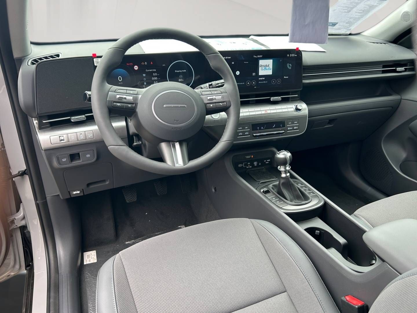 Fahrzeugabbildung Hyundai KONA 1.6 T-GDI (150 PS) Prime Teilleder, Navi, L