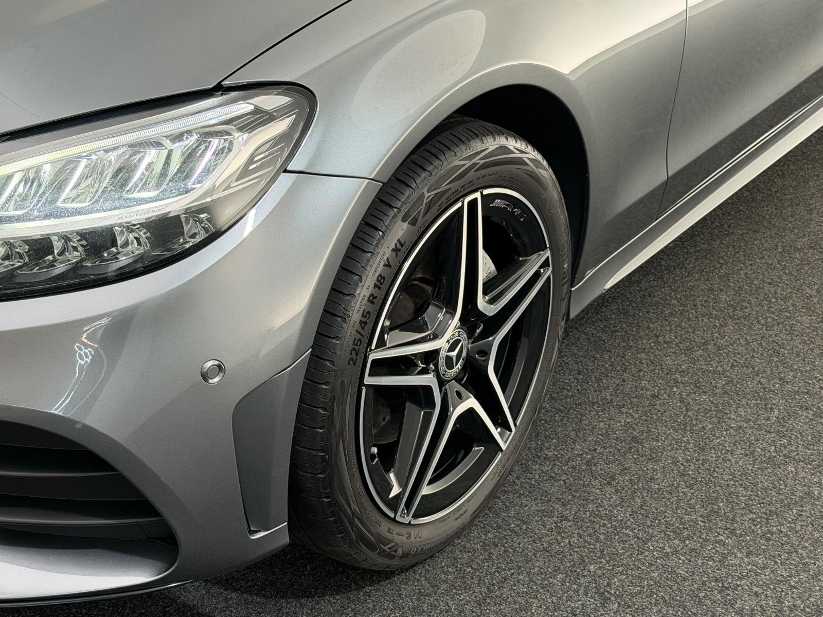 Mercedes-Benz C-Class *AMG LINE*NIGHT-LED-R.KAM-APPLE-SPUR-TEMPO, миниатюра 11