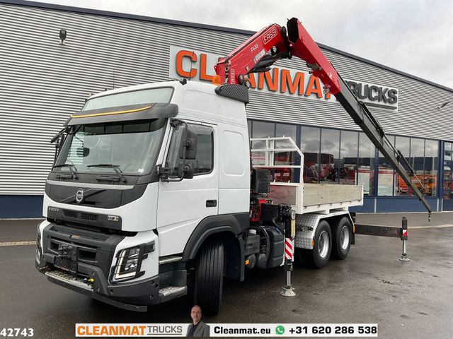 Volvo FMX 500 6x4 Euro 6 Fassi 45 Tonmeter laadkraan