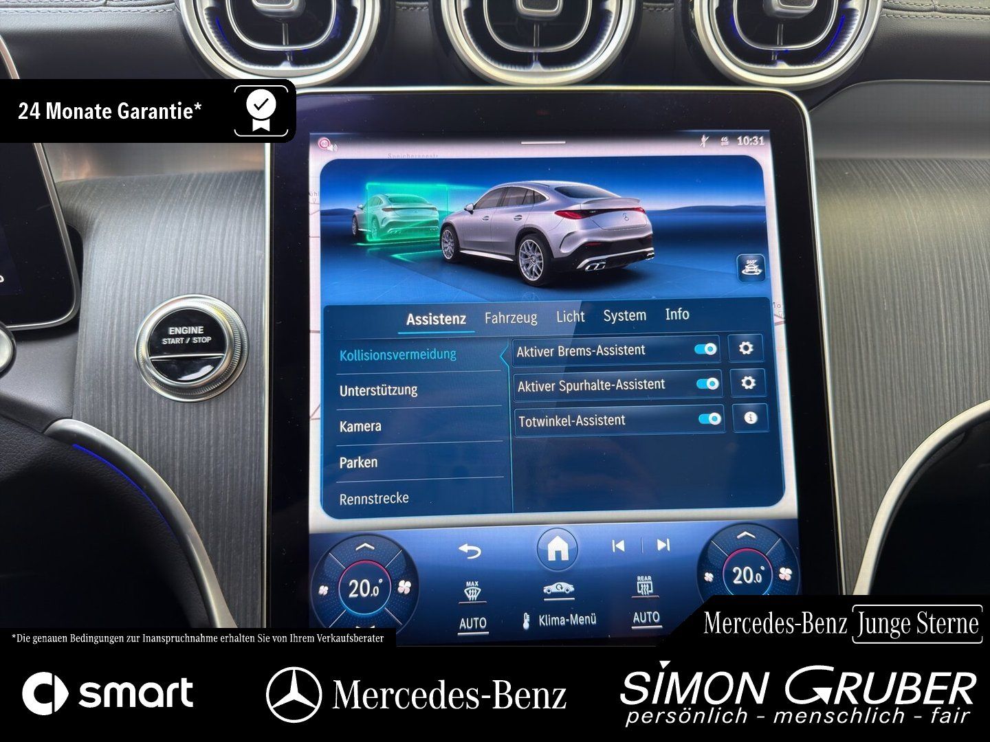 Fahrzeugabbildung Mercedes-Benz GLC 63 S E Perfo Coupe Active Ride Carbon magno