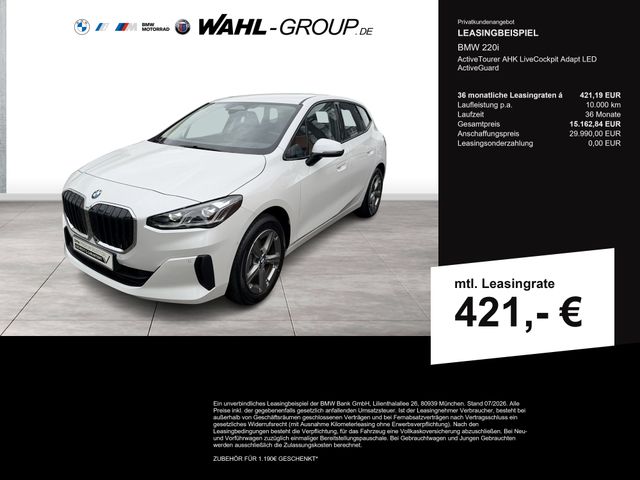 BMW 220i ActiveTourer AHK LiveCockpit Adapt LED Acti