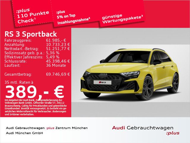 AUDI RS3 Sportback S tronic RS-AGA/ACC/HuD