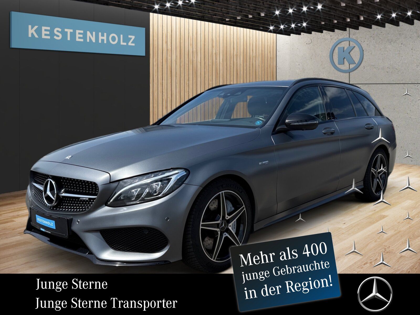 MERCEDES-BENZ Mercedes-AMG C 43 4M T *STHZ*TWA*360°*BURM*LED*