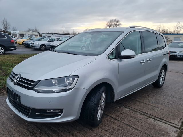 Volkswagen Sharan Highline BMT Leder 7 Sitze Zahnriemen neu