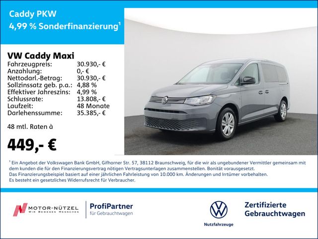 Volkswagen Caddy Maxi 1.5 TSI NAV+SHZ+PDC+MFL+DAB+7-SITZER