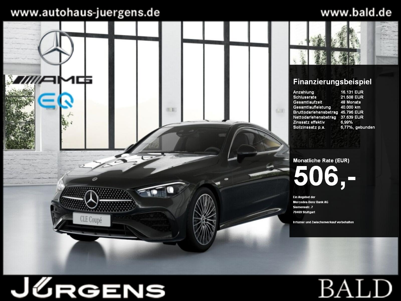 Mercedes-Benz CLE 300 e AMG+Pano+Kam+Distronic+Memory+Digital