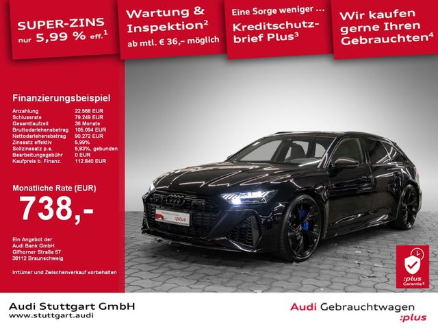 Audi RS6 Avant 4.0 TFSI qu Laser Keramik Pano Carbon