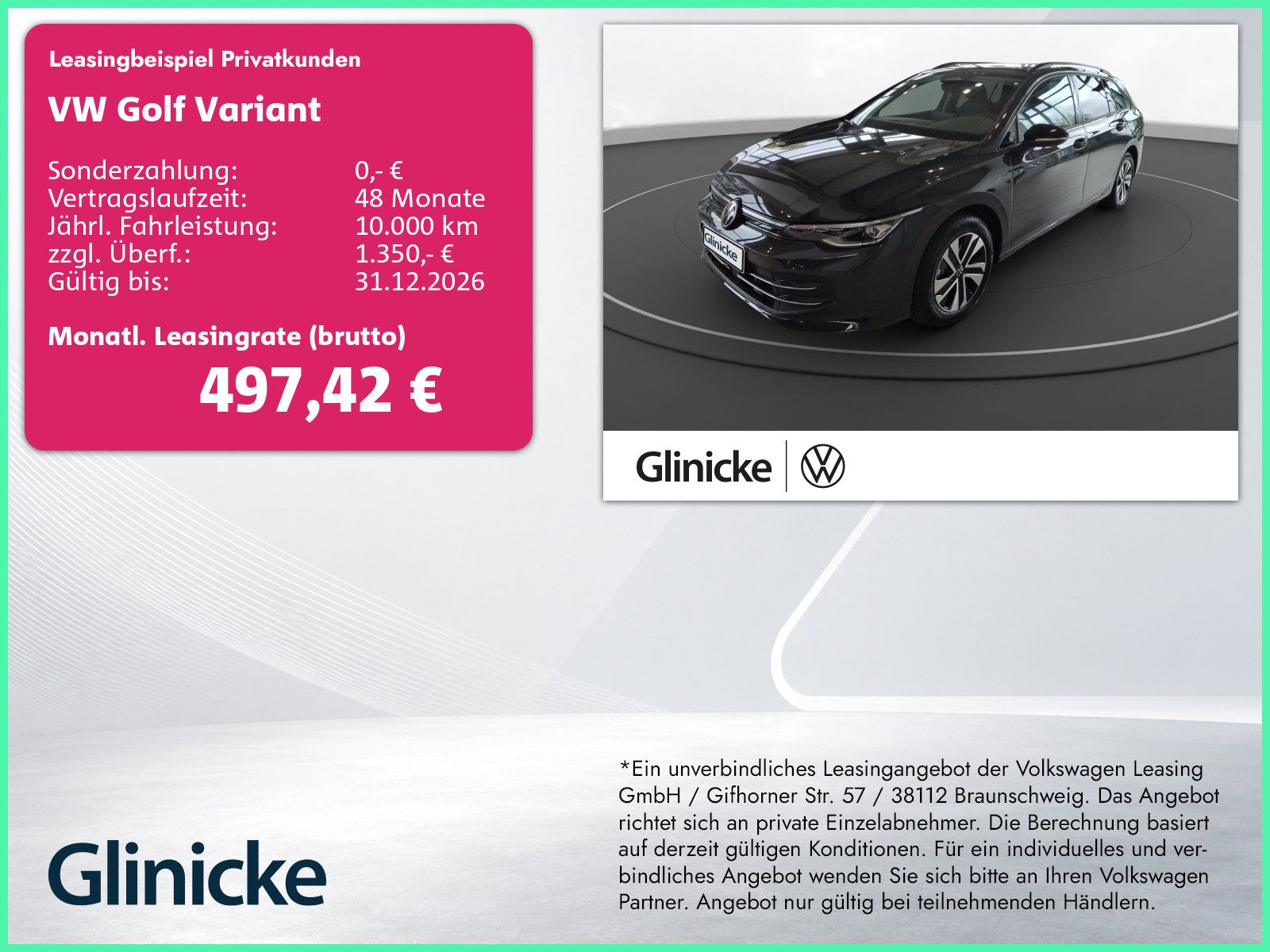 Volkswagen Golf Variant ENERGY 2,0 l TDI SCR 110 kW (150 PS