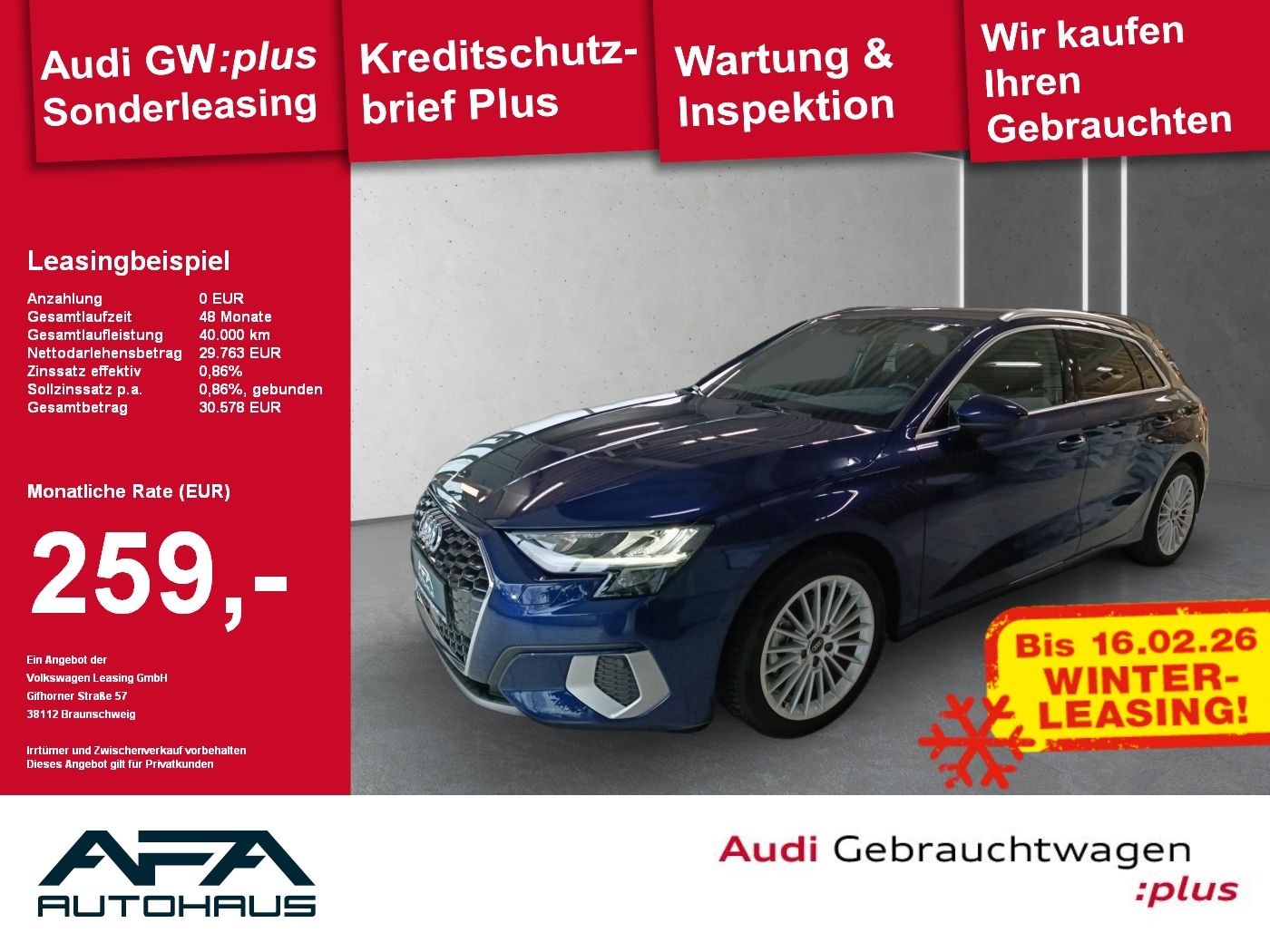 Audi A3 Sportback 35 TFSI Advan. S tr. AHK*Smart.Int