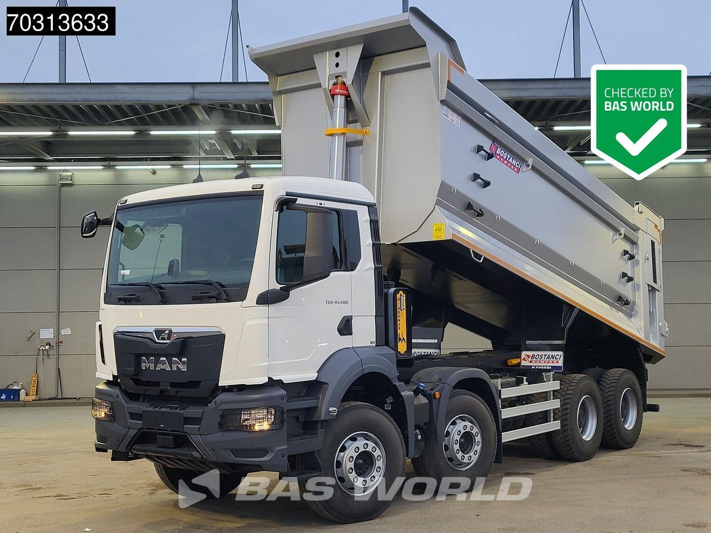 MAN TGS 41.480 8X4 NEW! 26m3 Tipper Full Steel suspe