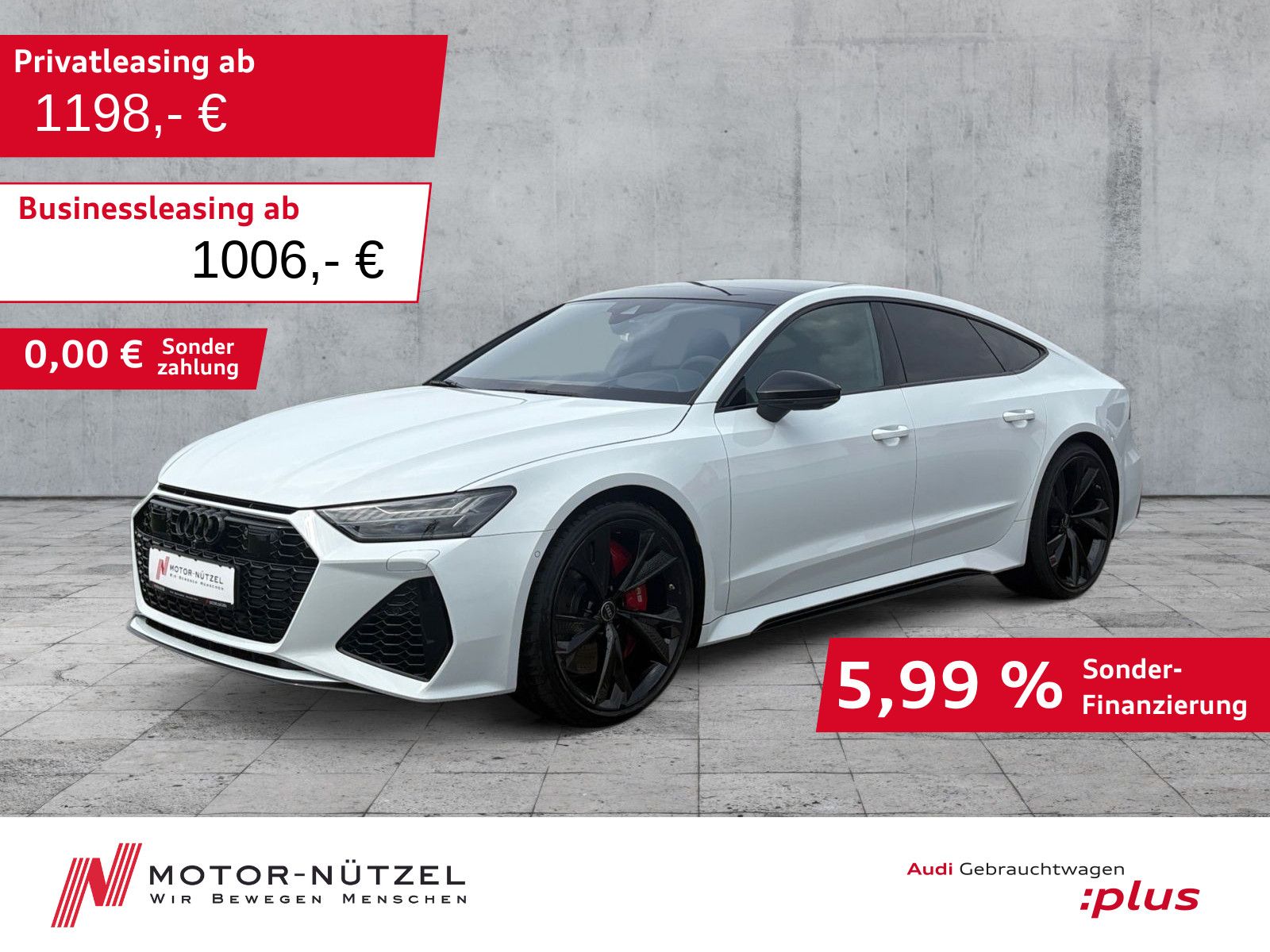 Audi RS 7 Sportback TFSI QU MATRIX+HuD+B&O+PANO+360°