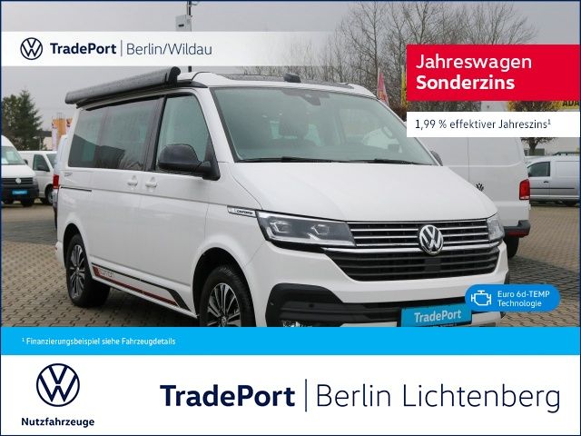 Ein Volkswagen T6 California der zum Leasing angeboten wird.