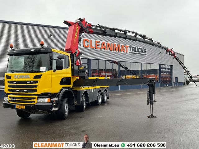 Scania G 490 8x4 Euro 6 Palfinger 150 Tonmeter laadkraa