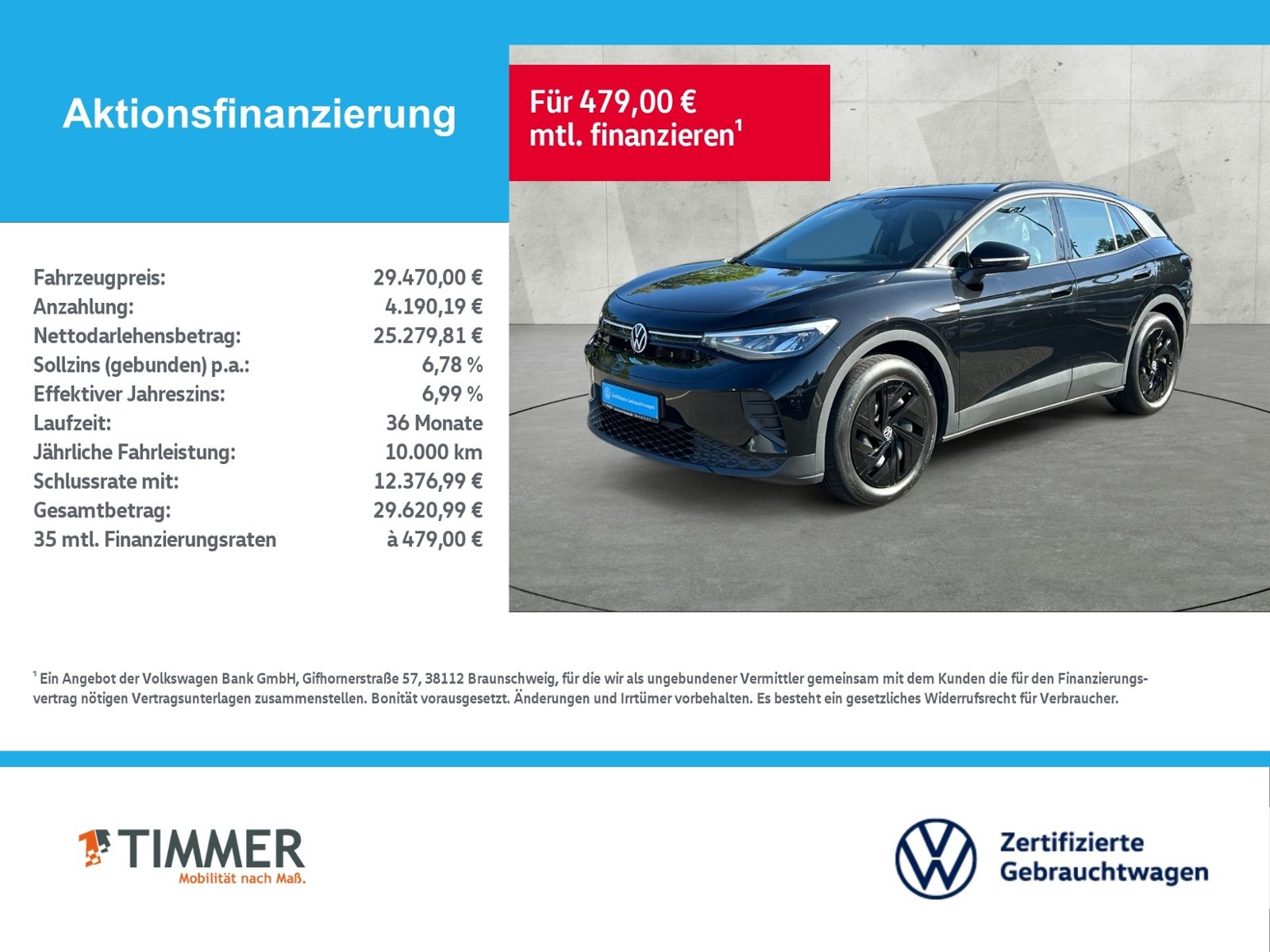 Volkswagen ID.4 PRO PERF. 82 kWh AHK LED ACC APP NAVI foto 2