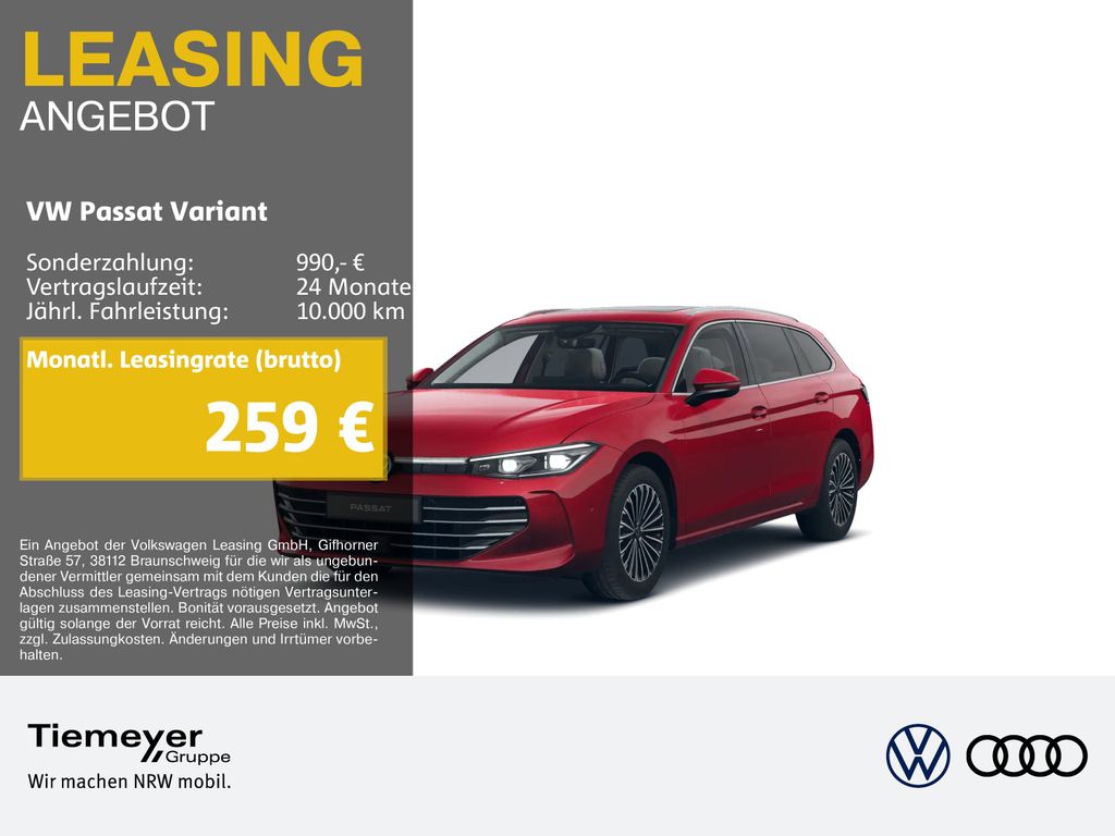 Volkswagen Passat Variant 2.0 TDI DSG ELEGANCE PANO AHK NAV