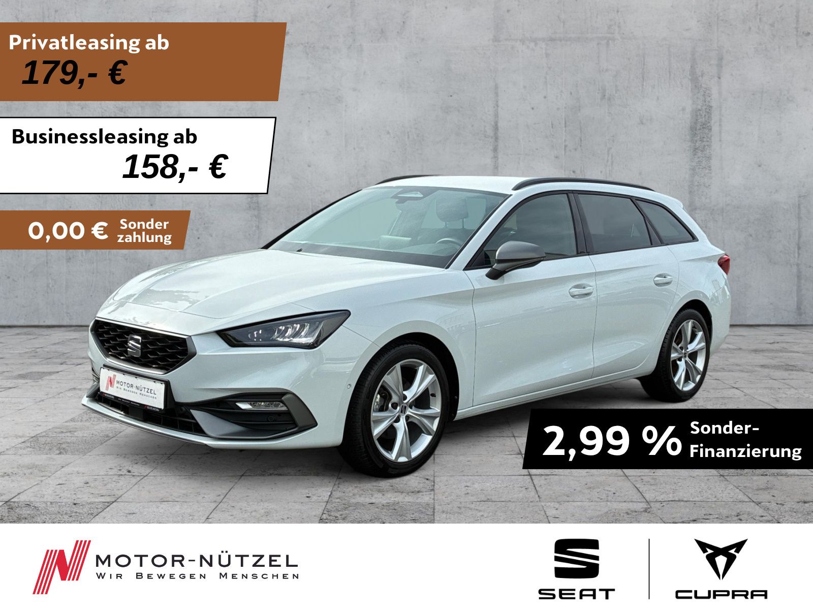 Seat Leon ST 1.5 eTSI DSG FR-LINE LED+NAV+APP+ACC+SHZ