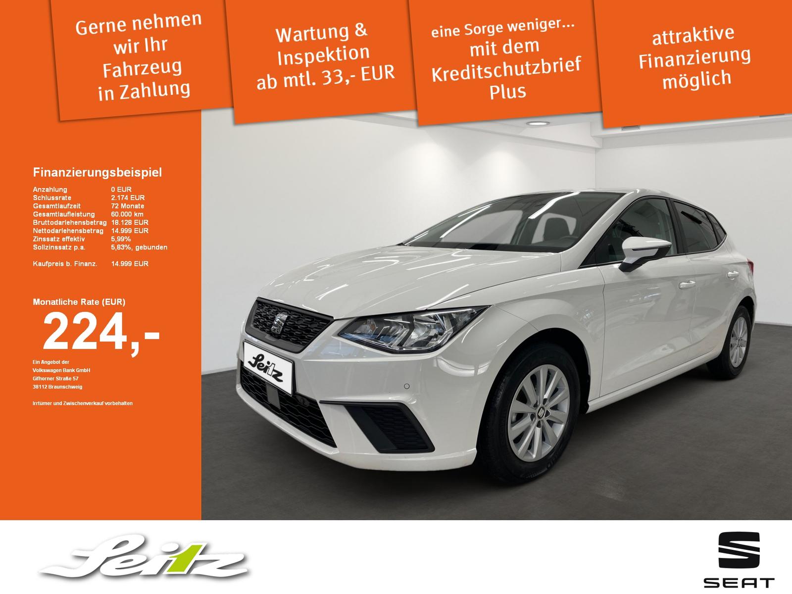Seat Ibiza 1.0 TSI Style *KAMERA*SITZHZG*FULL LINK*