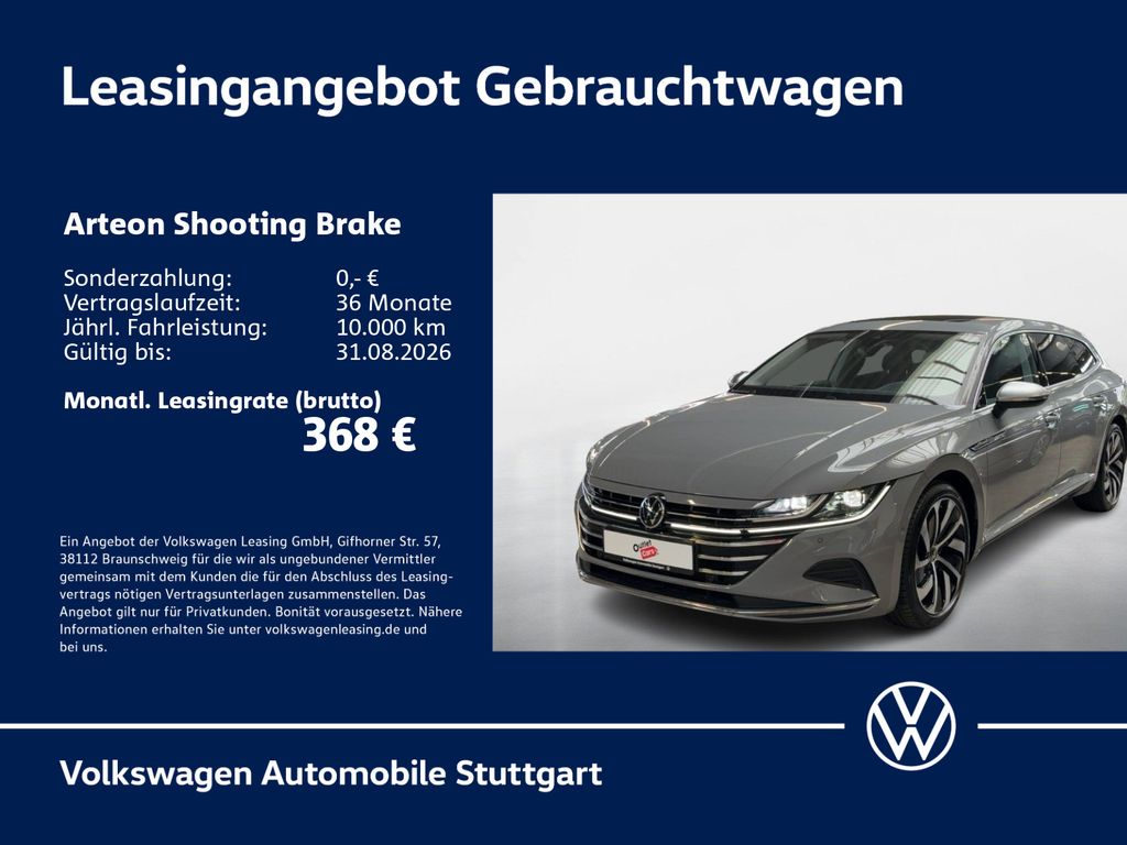 Abbildung Leasingangebot Volkswagen Arteon Shooting Brake 2.0 TSI DSG Navi AHK
