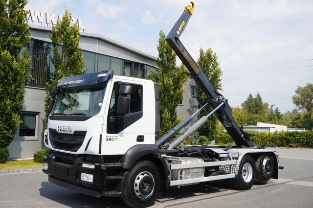 Iveco Stralis 360 E6 6×2 / MARREL 20t hooklift