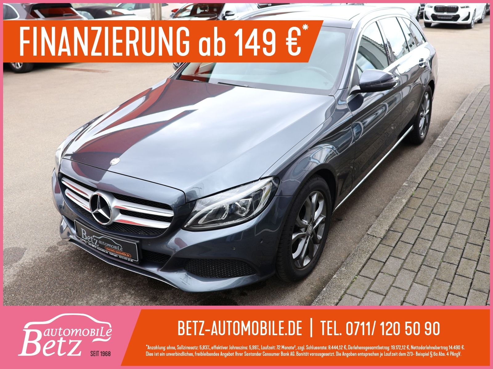MERCEDES-BENZ C 220 d T BlueTec Pano Navi RFK PDC AHK