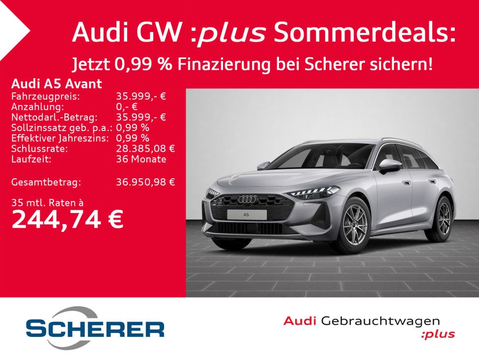 Audi A5 Avant TFSI S tronic RFK LED PLUS MMI 3.J Ansc