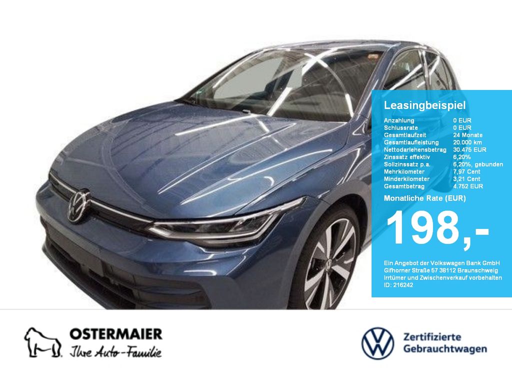Volkswagen Golf VIII LIFE 1.5eTSI 150PS DSG ACC.5J-G.NAVI+V
