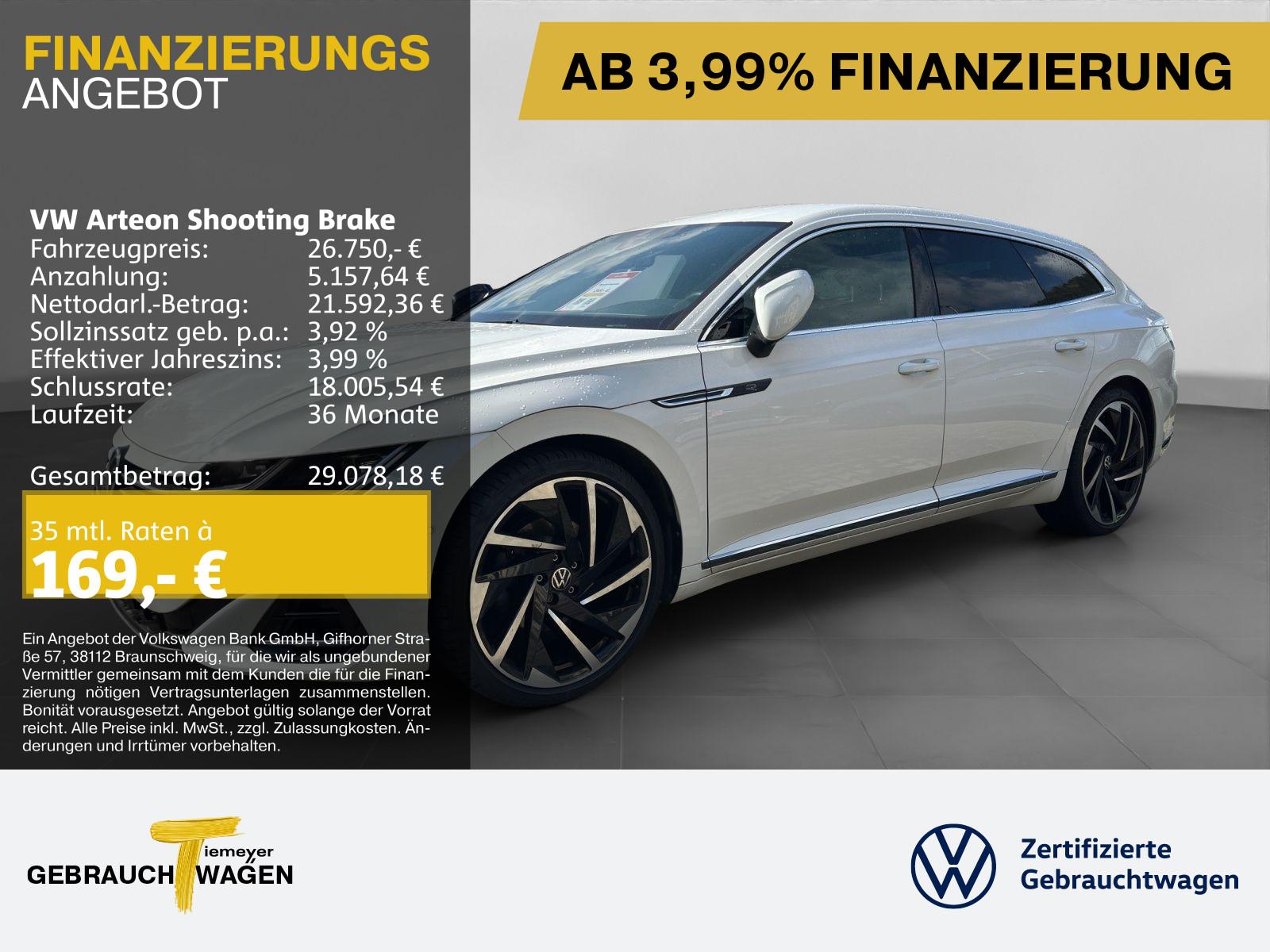 Volkswagen Arteon Shooting Brake 2.0 TDI 4M R-LINE LM20 AHK