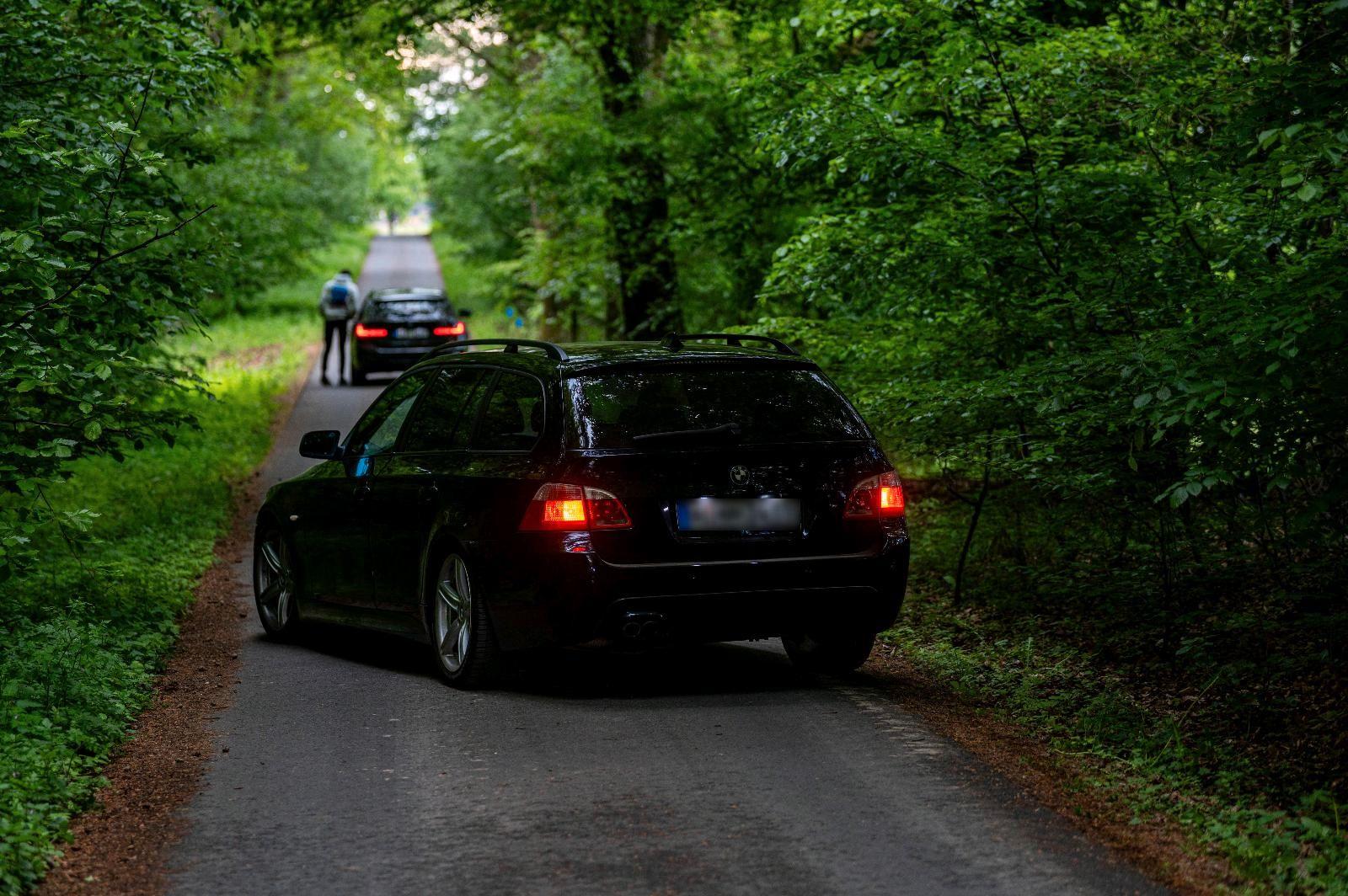 BMW 525 2007 — rear view