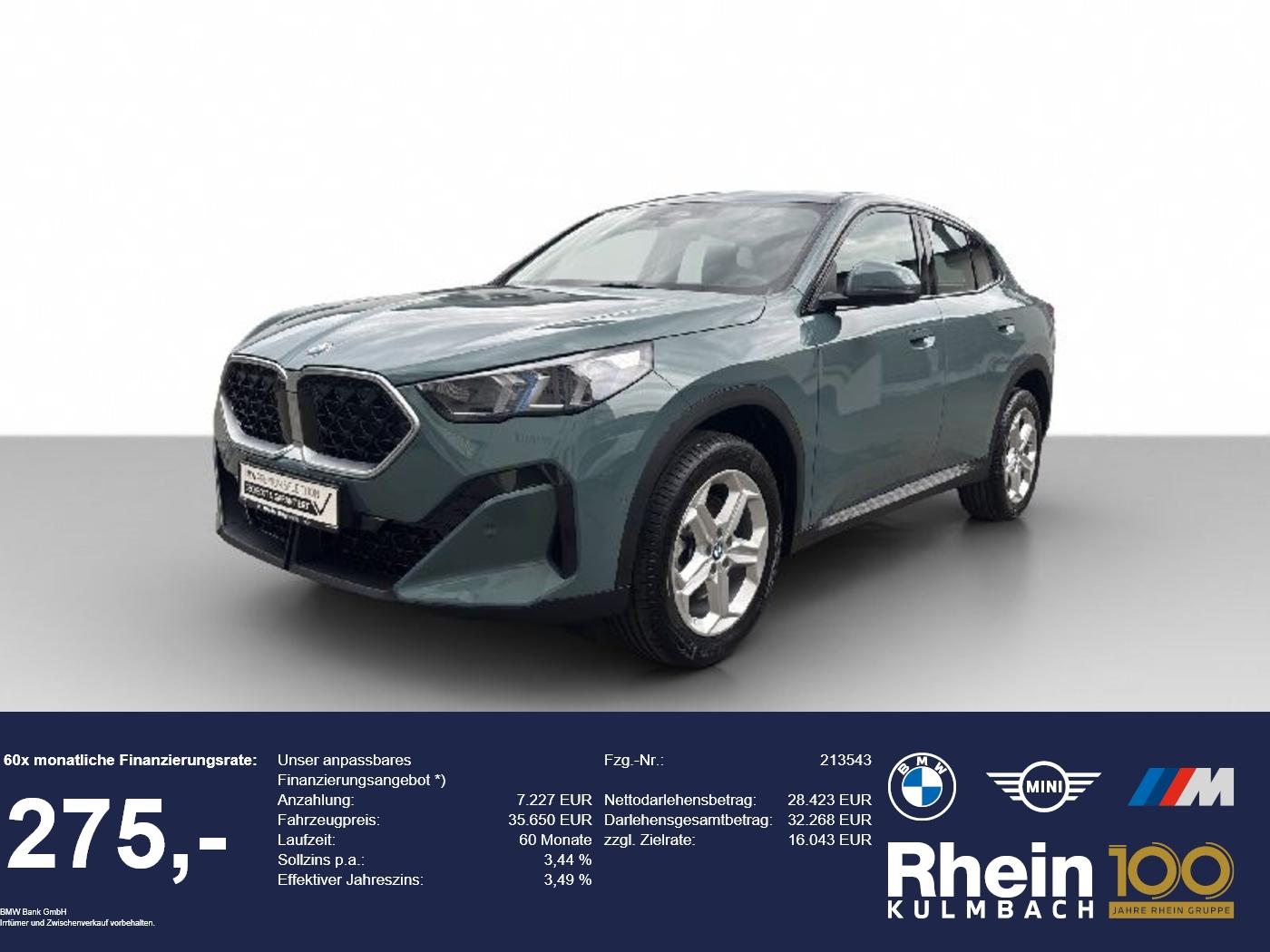 BMW X2 sDrive20i Navi AdapLED ACC HUD Park+ Hifi h/k