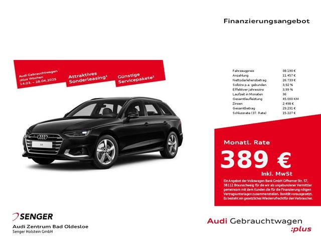 Audi A4 Avant 35 TFSI NAVI Sitzh. Kamera el. Sitze