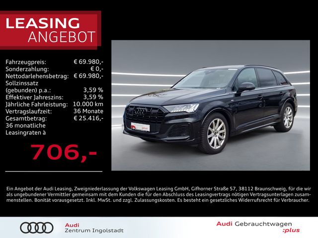 Audi Q7 55 TFSI qu S line MATRIX Pano AHK HuD ACC 20"