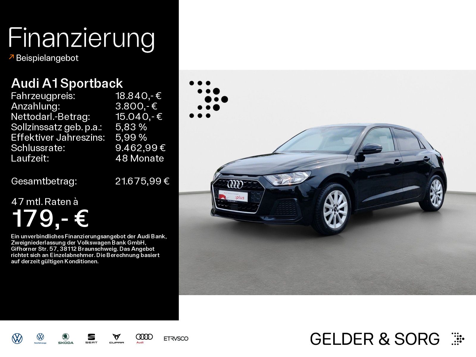 AUDI A1 Sportback 25 TFSI advanced GRA*EPH*Sound*VC*
