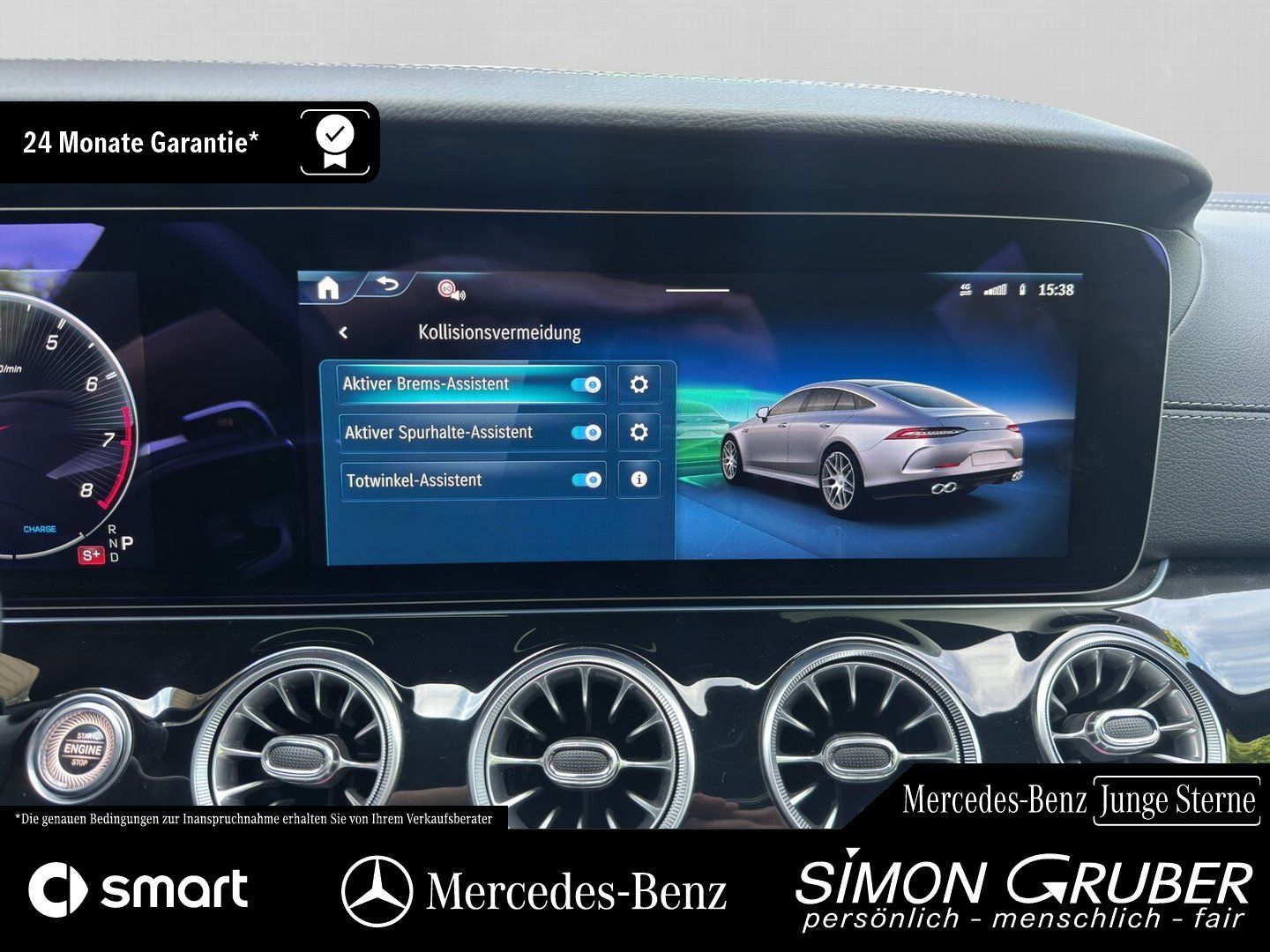 Fahrzeugabbildung Mercedes-Benz GT 53 4M AMG Night Massage Servoschließen Schieb