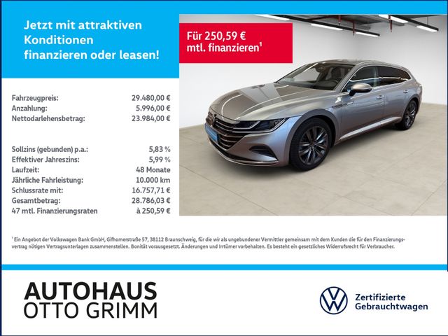 VW Arteon Shootingbrake 2.0 TDI DSG LED AHK Navi