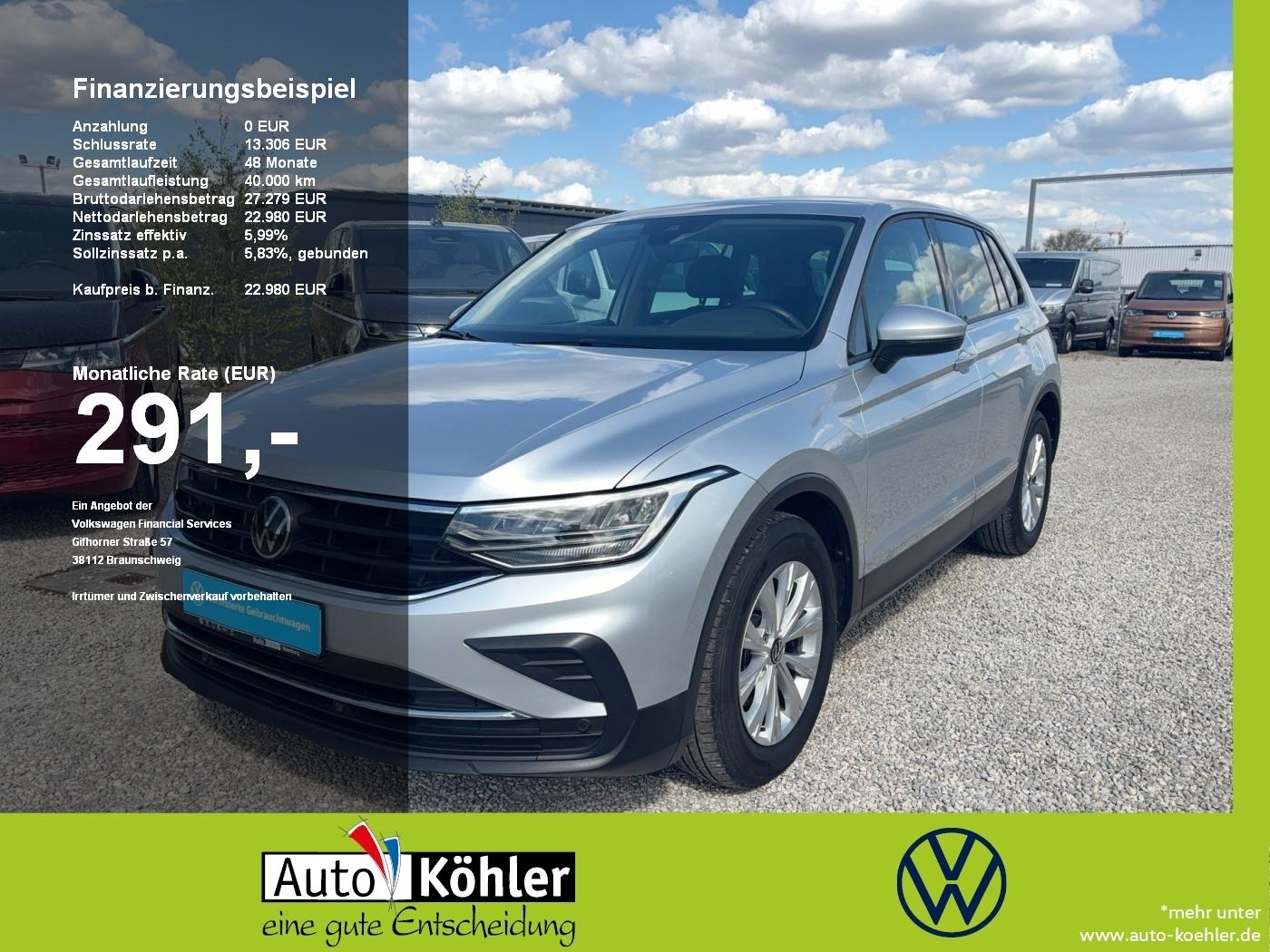 Volkswagen Tiguan TDI DSG CarPlay/Kamera/ACC/LED/SHZ/Alu